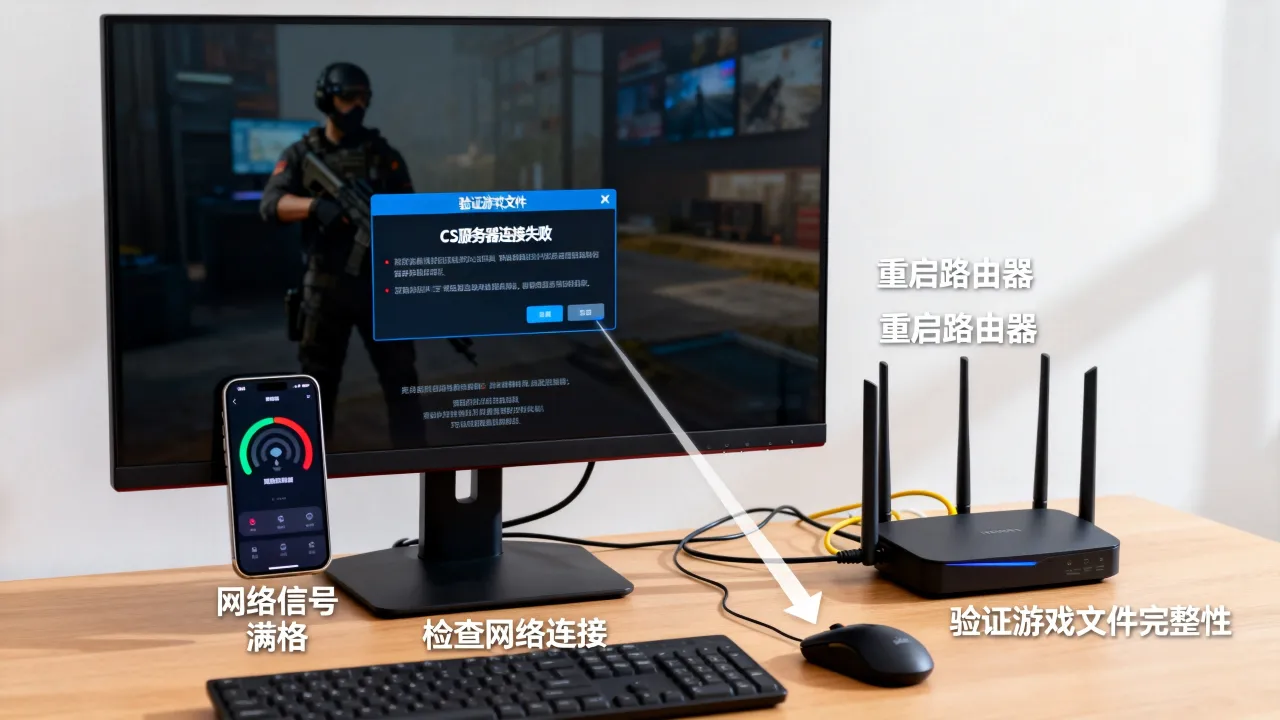 cs为什么重新开始进不了服务器，解决进不去游戏的方法