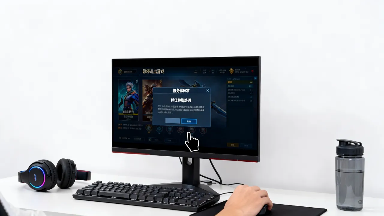 为什么lol服务器异常即将退出游戏，lol排位掉线怎么处罚？