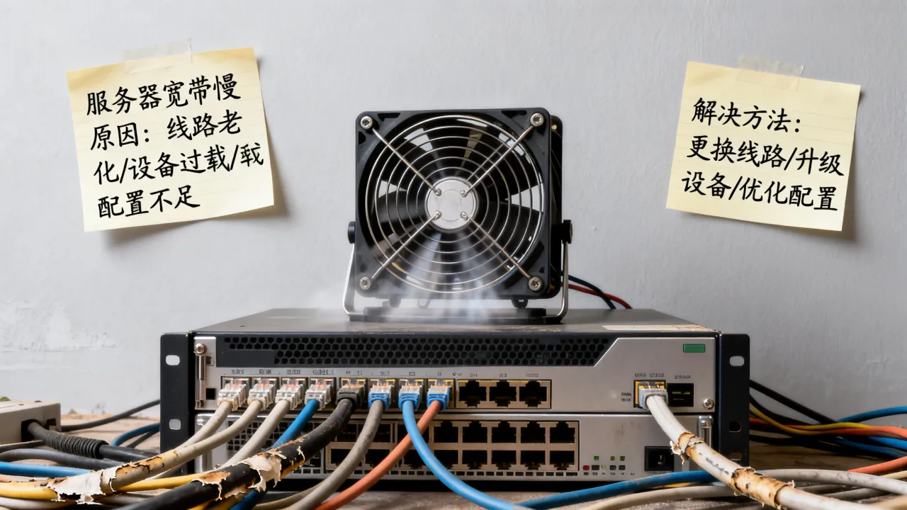 服务器宽带慢是什么原因造成的，怎么解决最有效