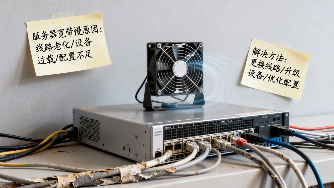 服务器宽带慢是什么原因造成的，怎么解决最有效