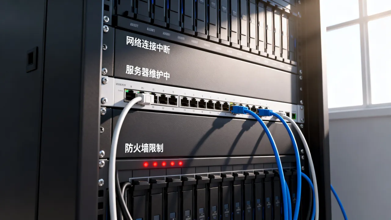 服务器为什么不开放了，服务器无法访问是什么原因？