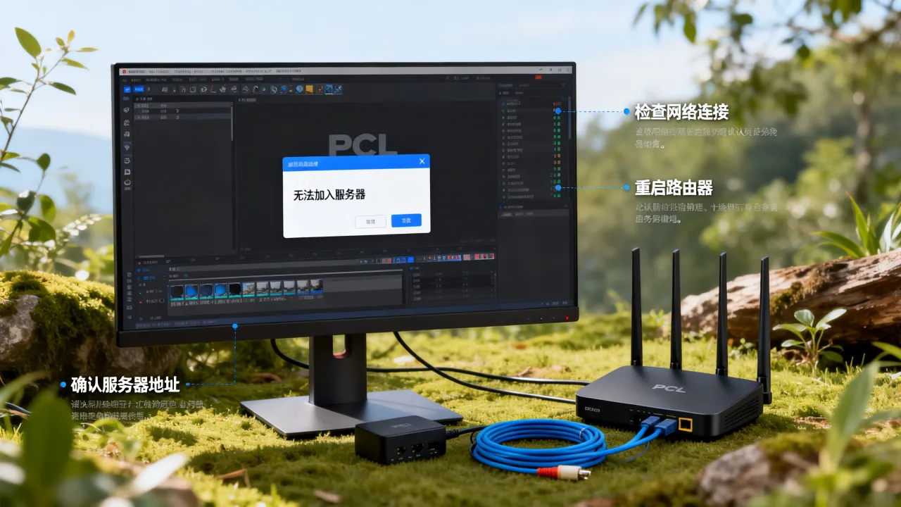 为什么PCL显示无法加入服务器，PCL无法加入服务器怎么解决