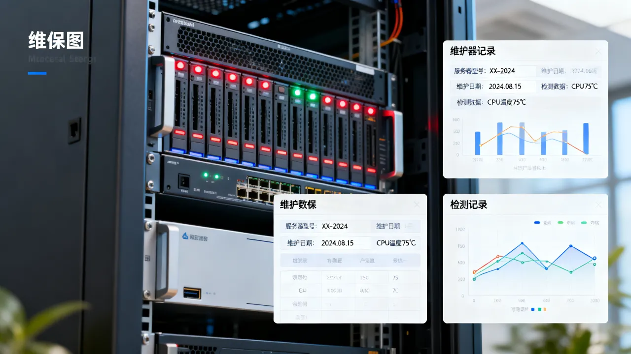 服务器维保图表怎么看？服务器维保图表包括哪些内容？