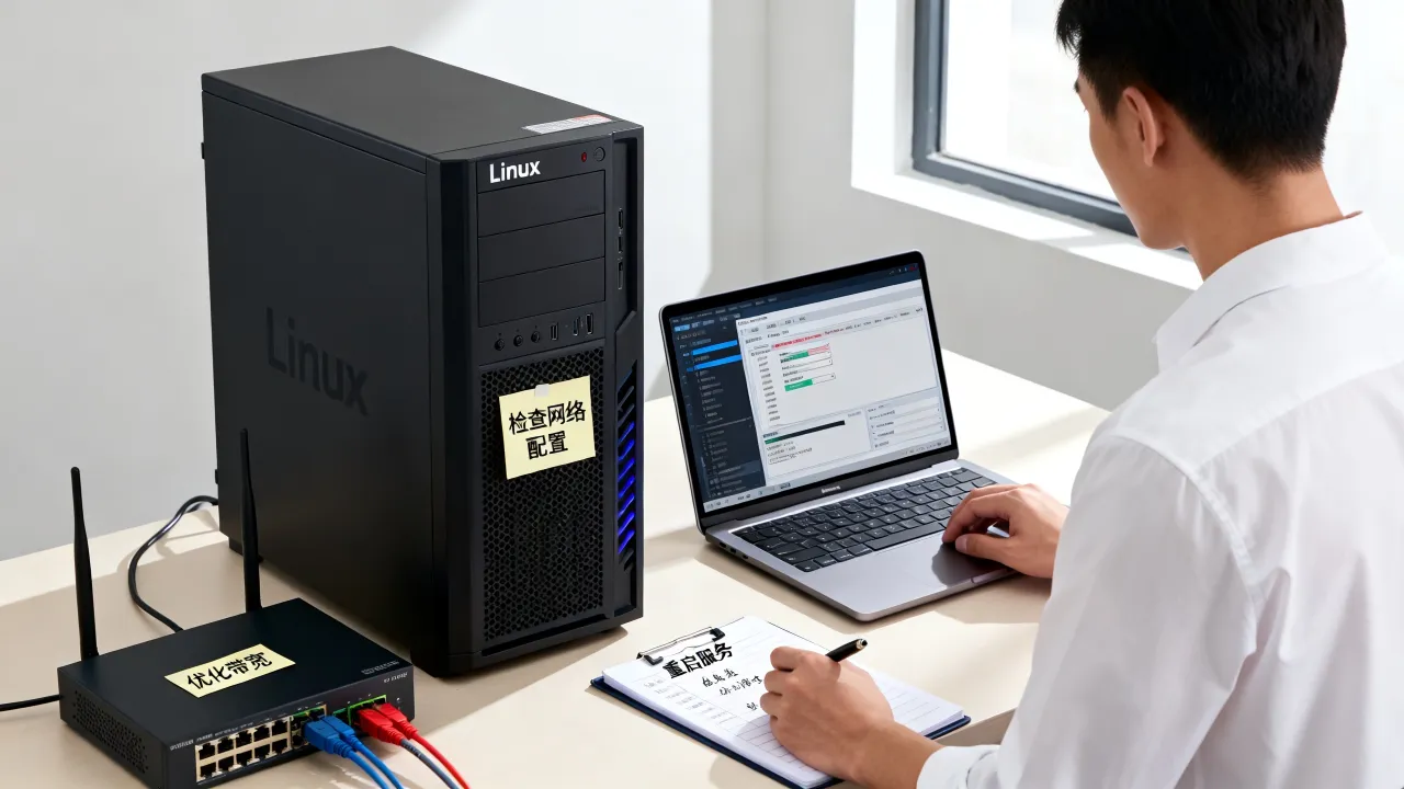 linux服务器网速非常慢怎么办，服务器网速慢怎么解决