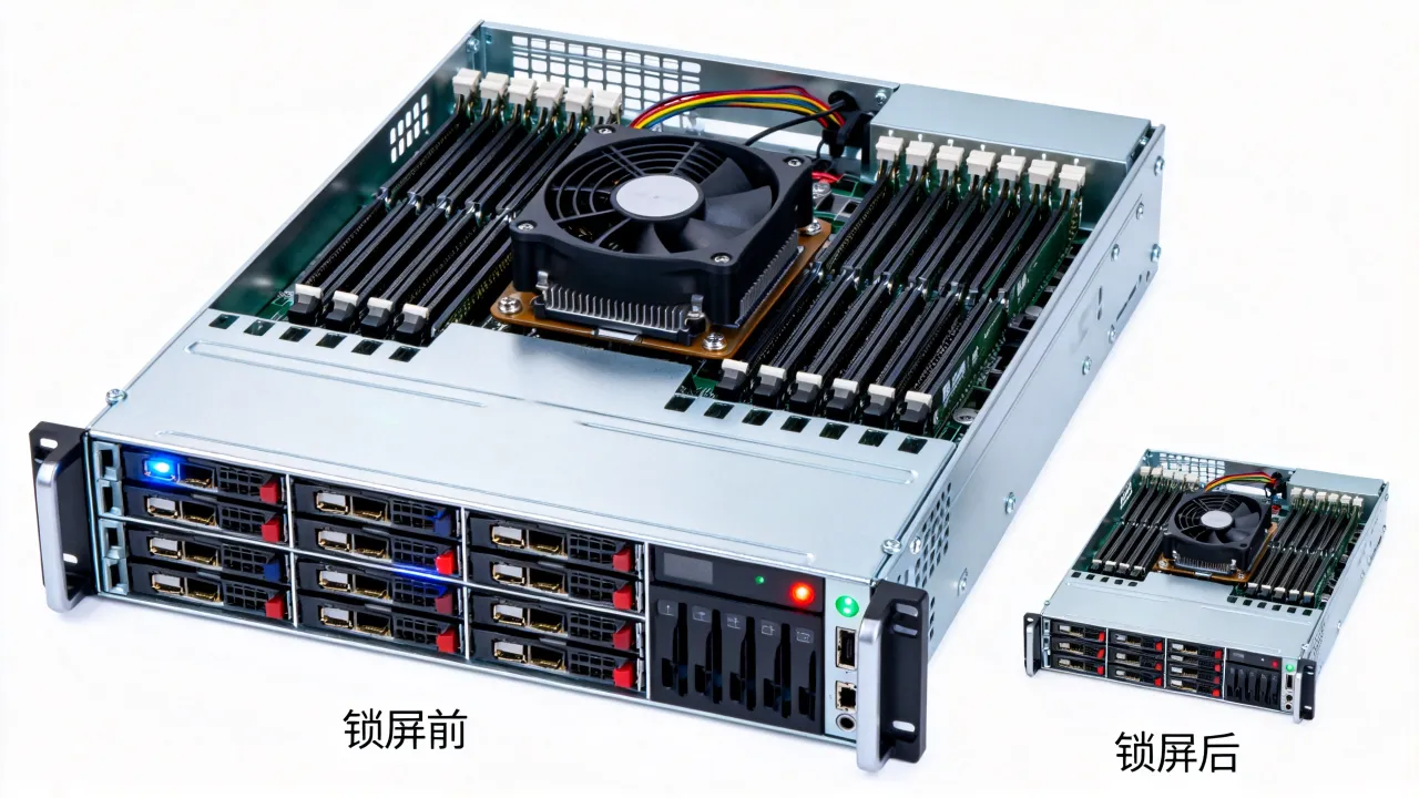 为什么锁屏服务器开小，锁屏后服务器变小怎么回事
