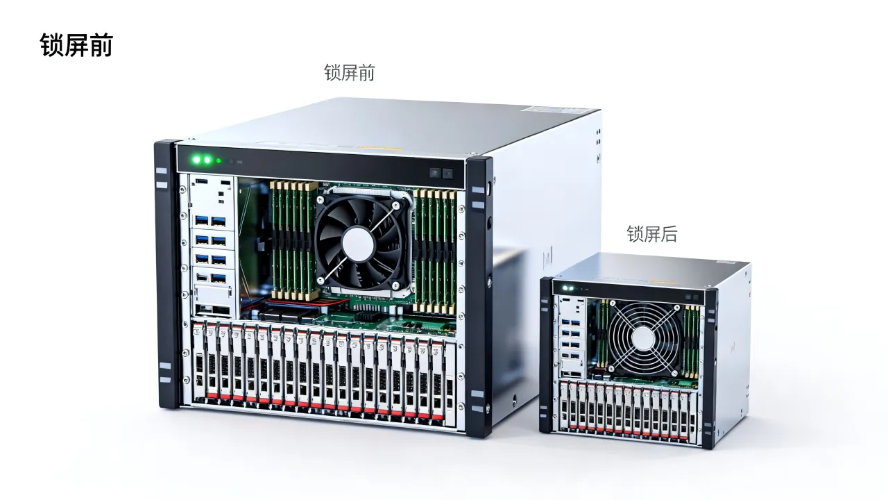 为什么锁屏服务器开小，锁屏后服务器变小怎么回事