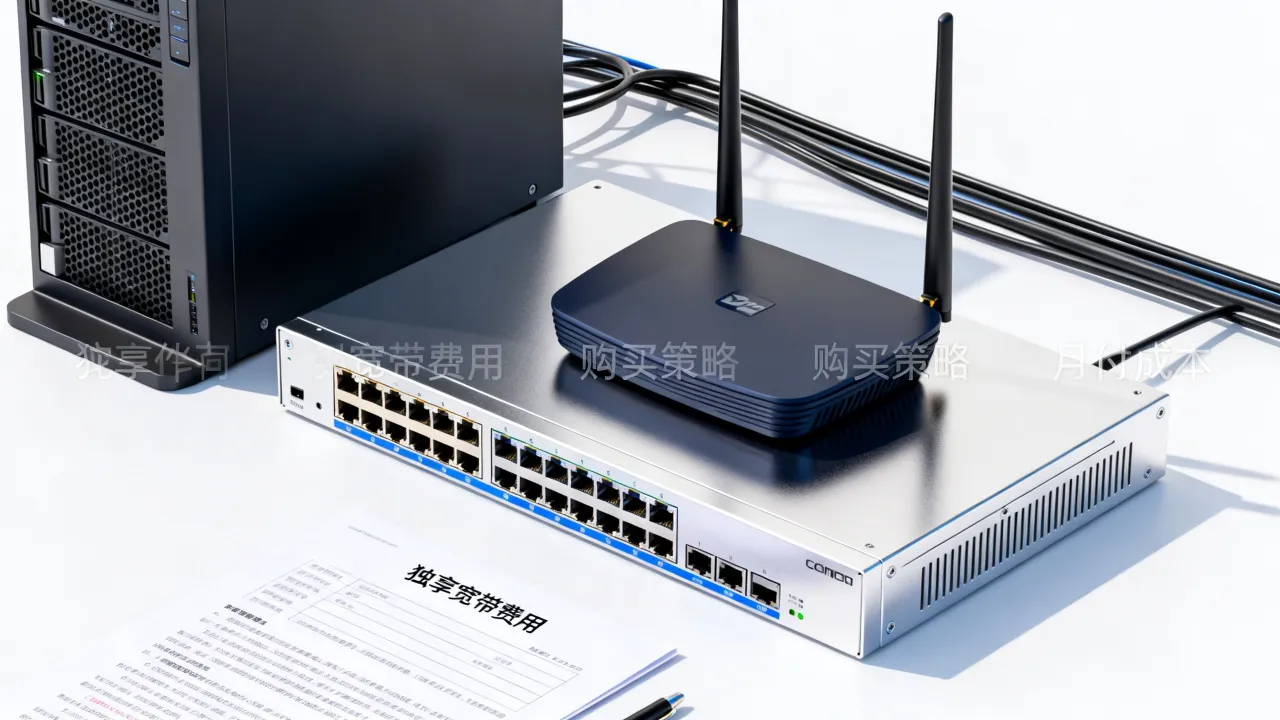 服务器独享宽带费用多少？怎么买更划算，月付贵吗？