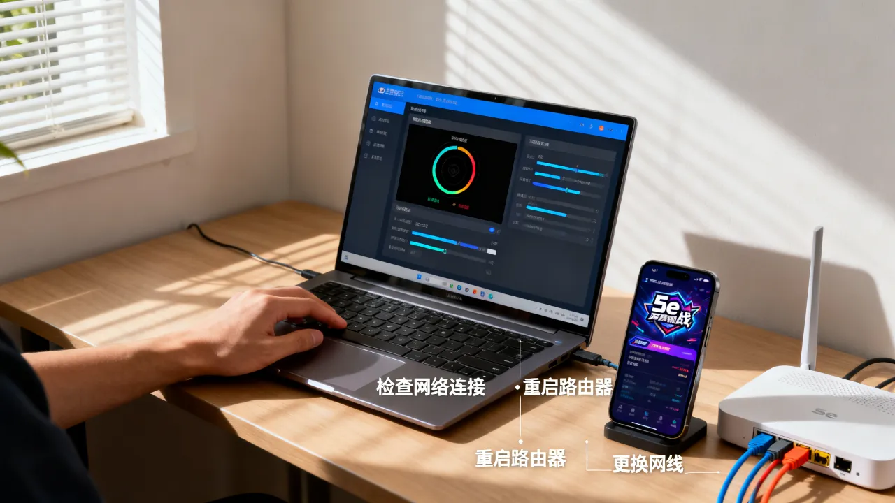 5e服务器网速慢怎么办，5e对战平台网速慢怎么解决？