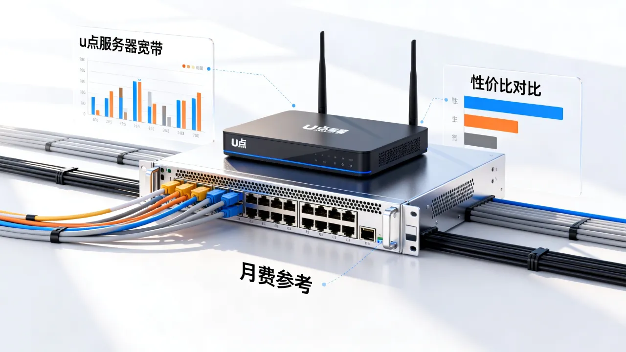 u点服务器宽带多少钱一个月合适，哪家性价比高