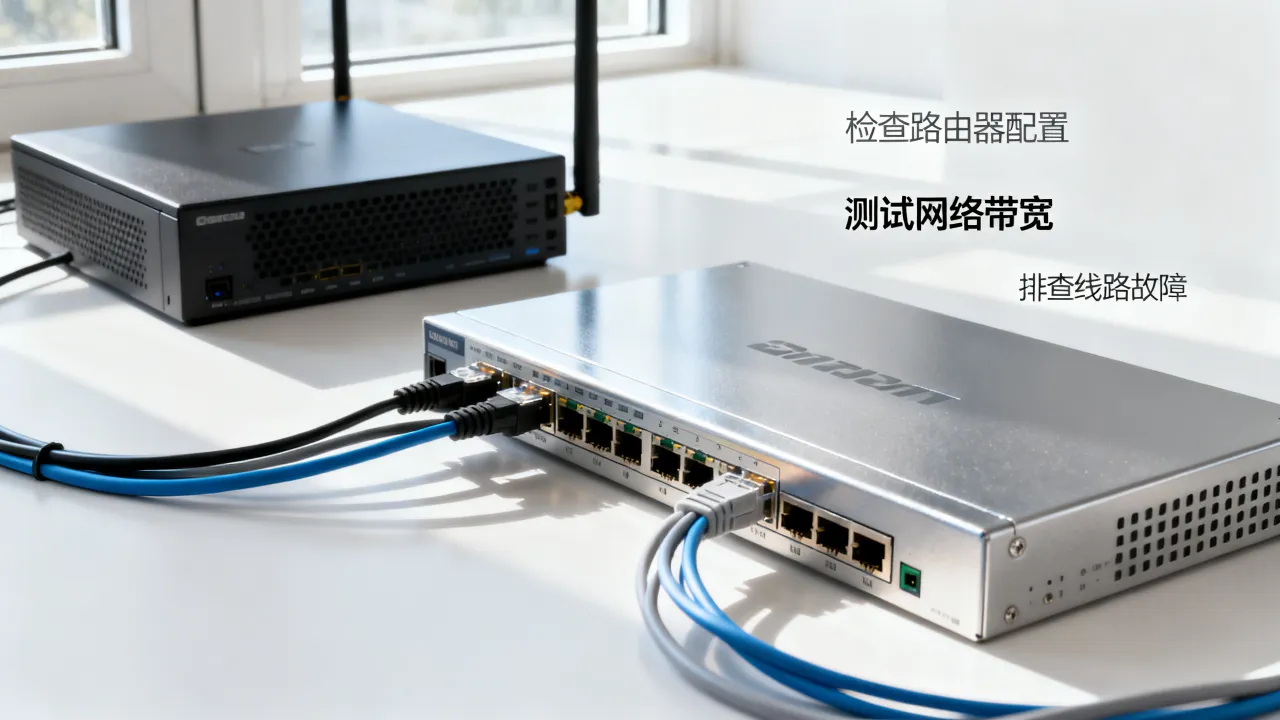 100M服务器宽带只有10M是什么原因，如何解决？