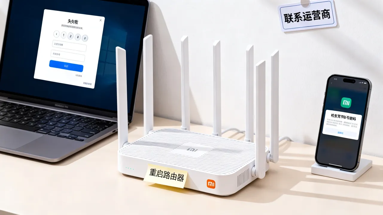 小米wifi宽带拨号连不上怎么办，小米路由器拨号失败怎么解决