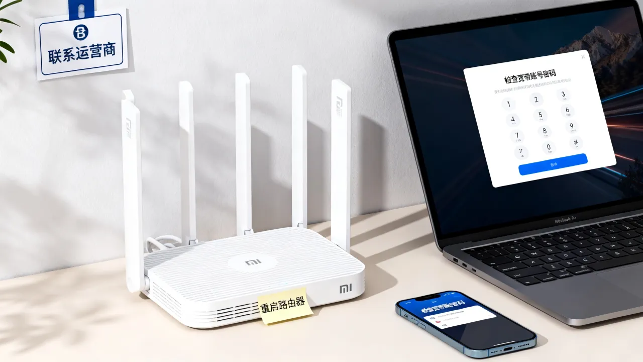 小米wifi宽带拨号连不上怎么办，小米路由器拨号失败怎么解决