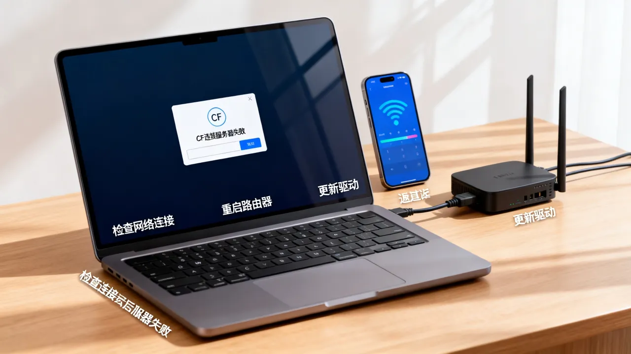 CF为什么连接服务器失败怎么回事，连接失败如何快速解决？
