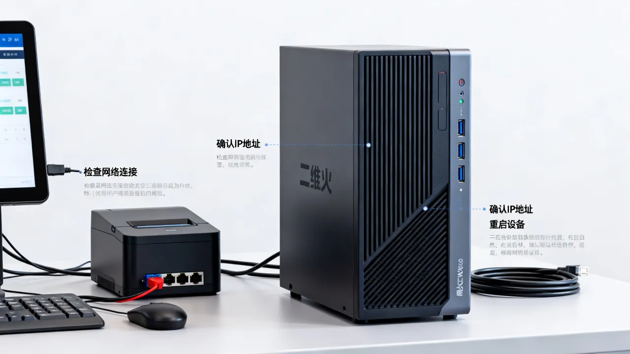 二维火收银系统服务器怎么设置？连接不上怎么办