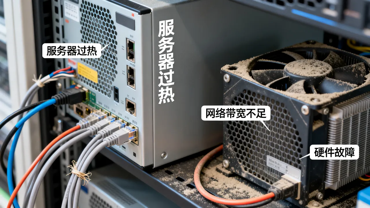 如何使服务器网速变慢，服务器网速变慢是什么原因造成的？