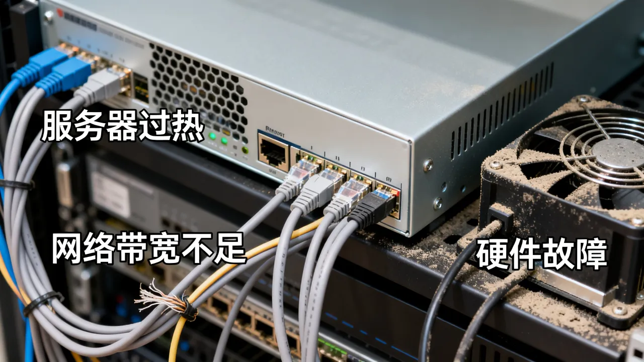 如何使服务器网速变慢，服务器网速变慢是什么原因造成的？