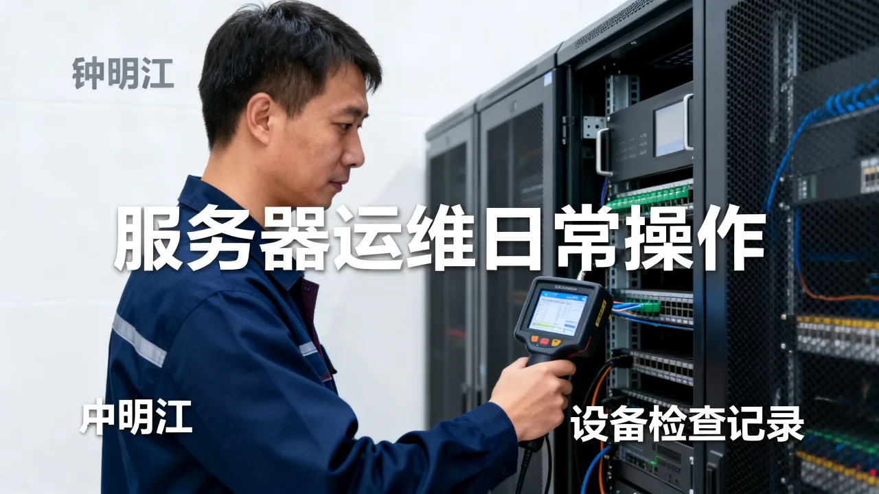 服务器运维是做什么的，服务器运维钟明江是谁？
