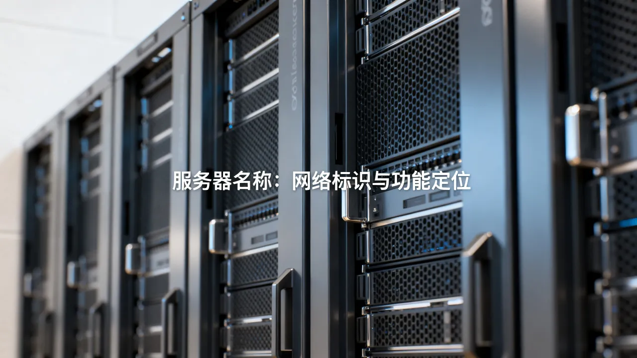 为什么会有服务器名字，服务器名称是什么意思？