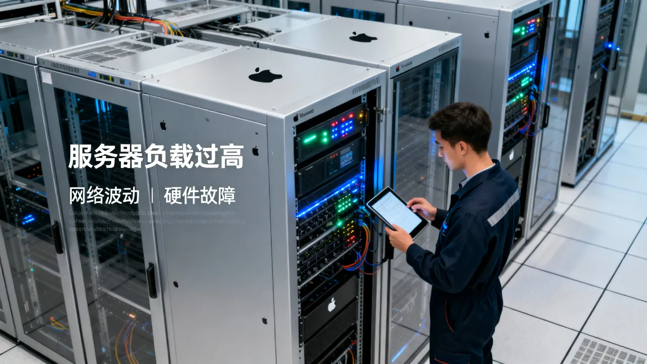 苹果为什么服务器出错，苹果服务器出错是什么原因？