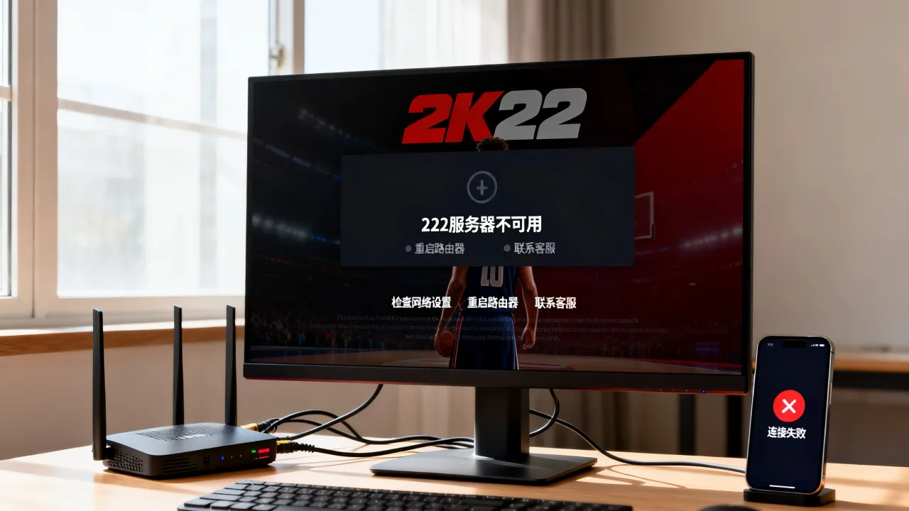为什么2k22服务器不可用，2k22服务器一直连不上怎么办