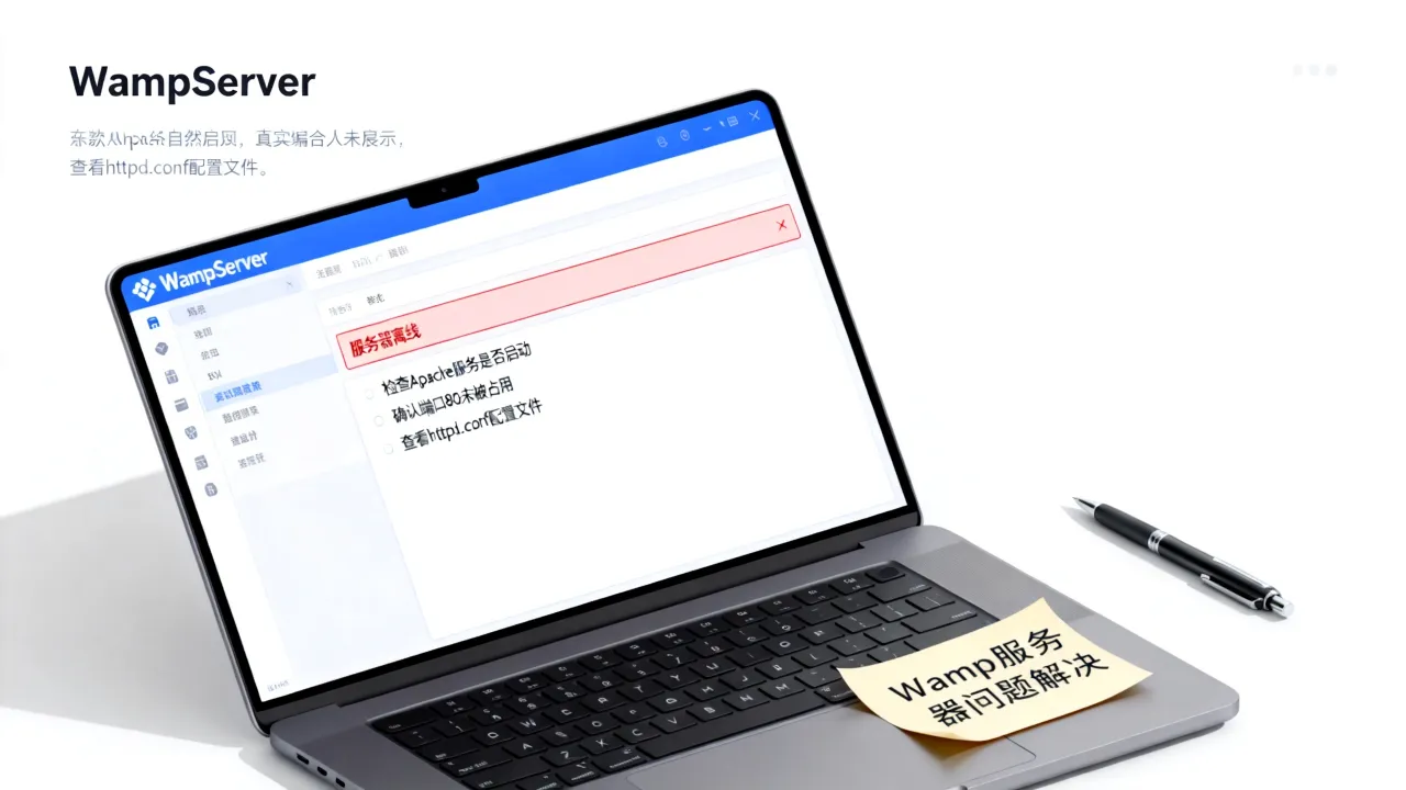 为什么wamp提示服务器离线，wamp服务器离线怎么解决