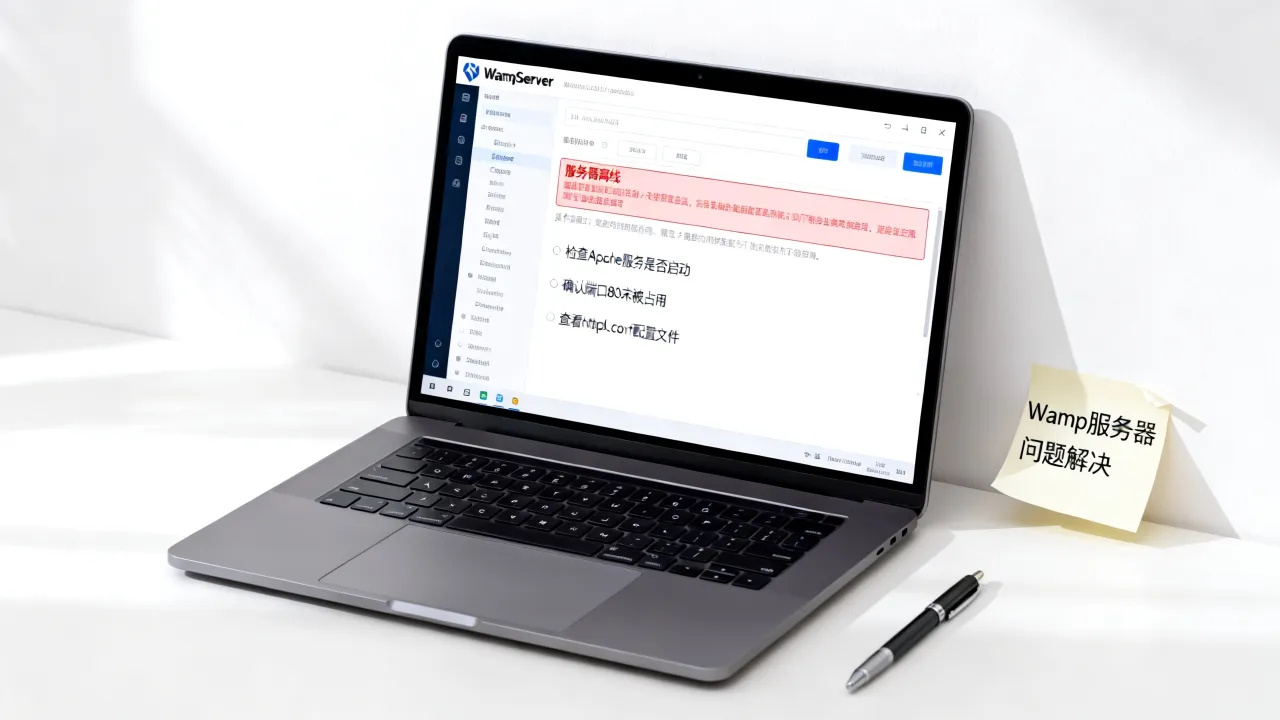 为什么wamp提示服务器离线，wamp服务器离线怎么解决