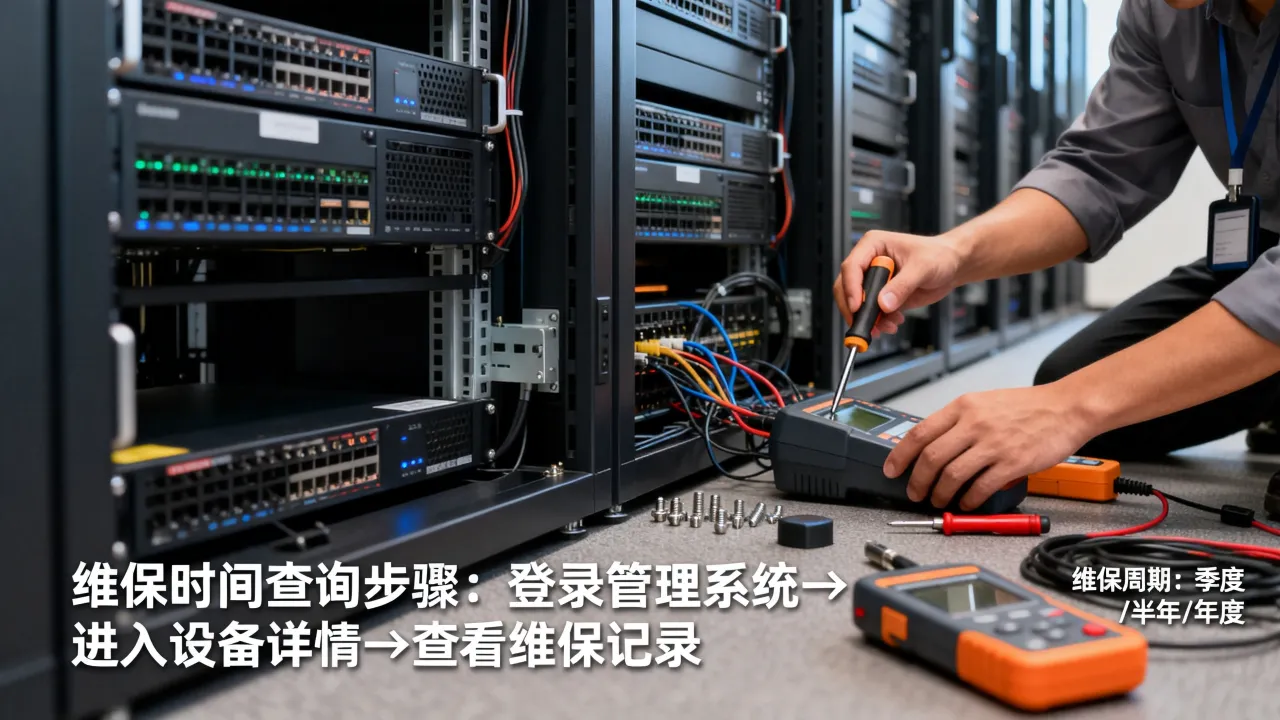 服务器维保时间查询怎么查？服务器维保周期是多久一次