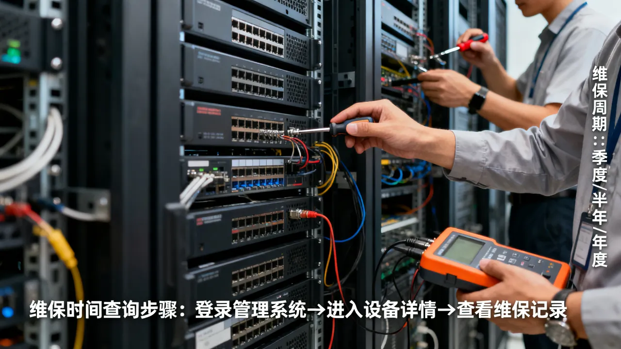 服务器维保时间查询怎么查？服务器维保周期是多久一次