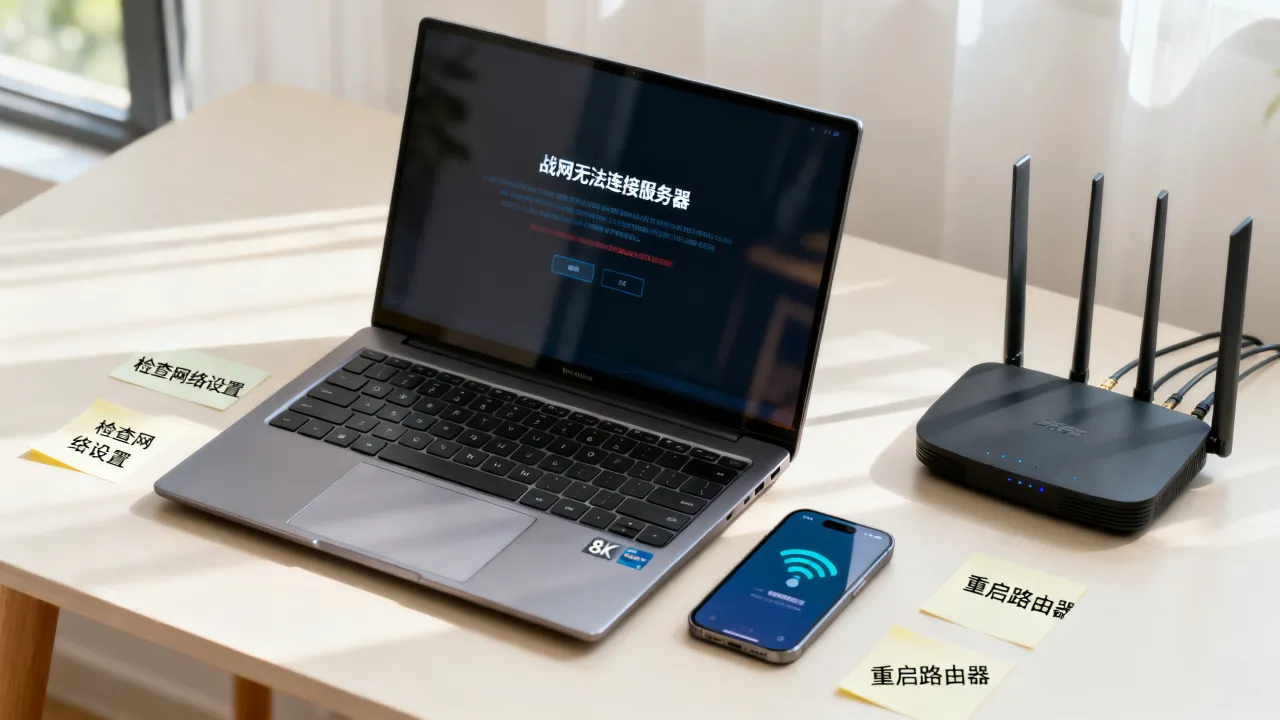 为什么战网无服务器，战网无法连接服务器怎么解决？