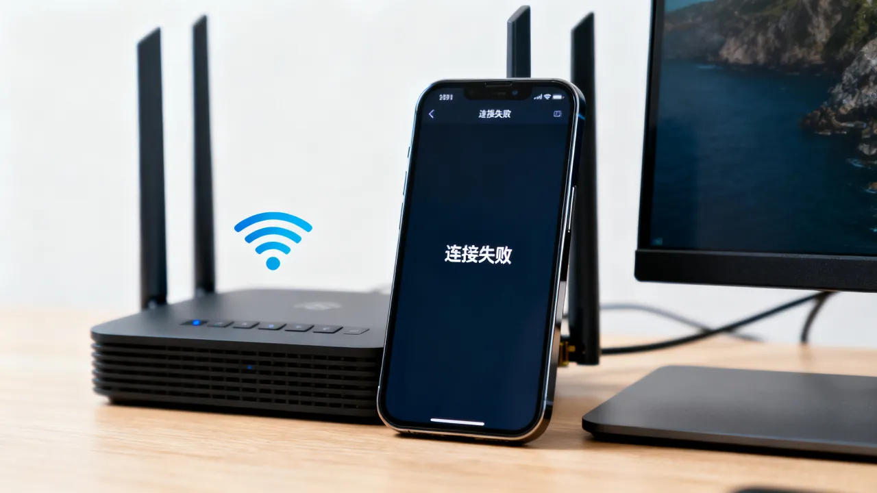 为什么wf连接服务器还是不能用，连接失败是什么原因？