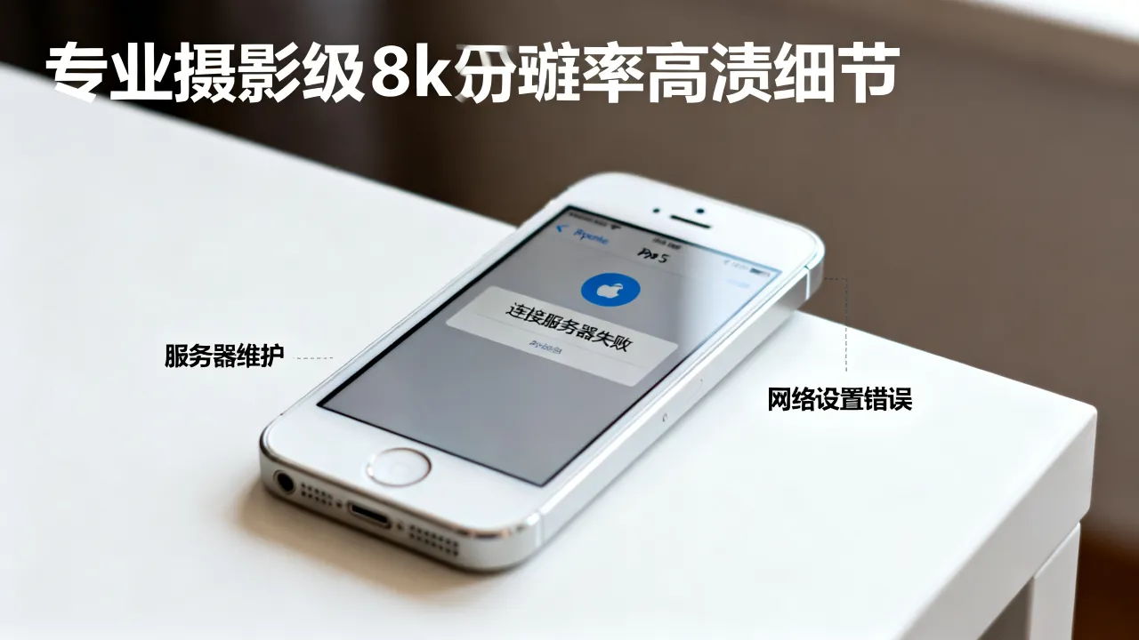 苹果5s为什么连接服务器失败，是什么原因导致的