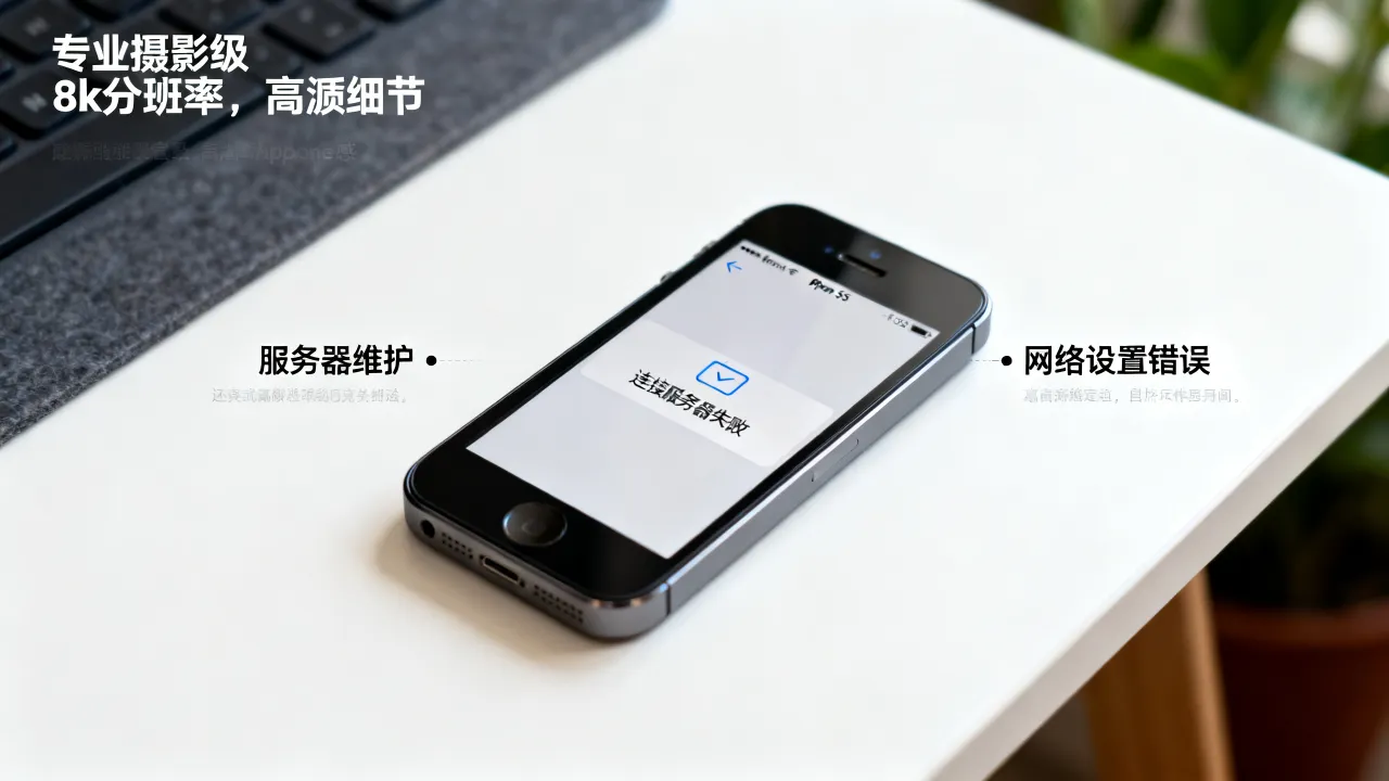 苹果5s为什么连接服务器失败，是什么原因导致的