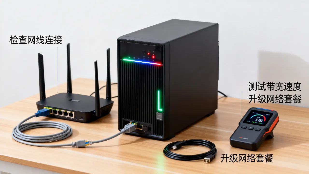 私人服务器宽带速度慢怎么解决，为什么带宽不足？