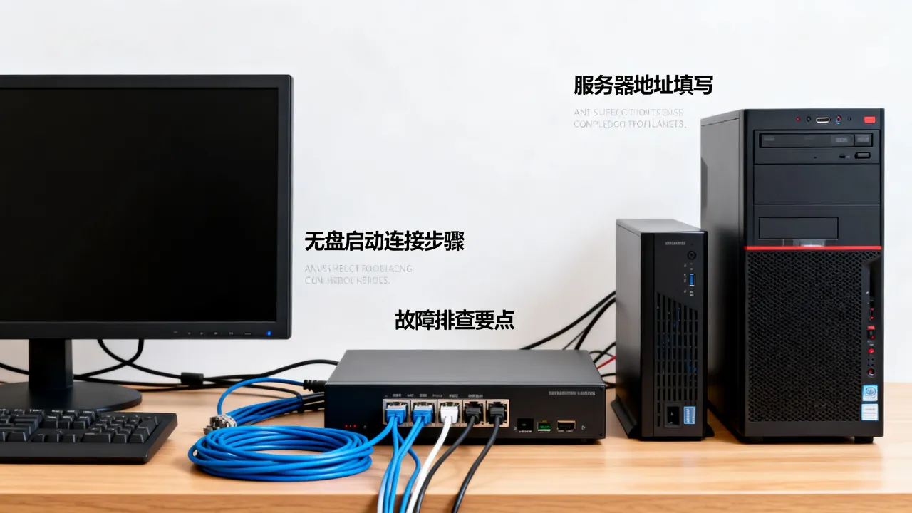 网维服务器地址怎么填，网吧无盘启动连不上服务器解决方法