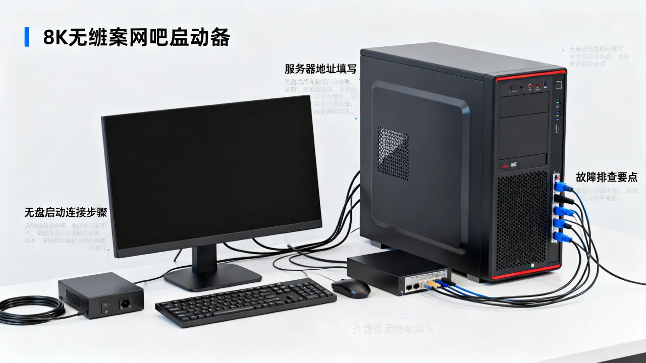 网维服务器地址怎么填，网吧无盘启动连不上服务器解决方法