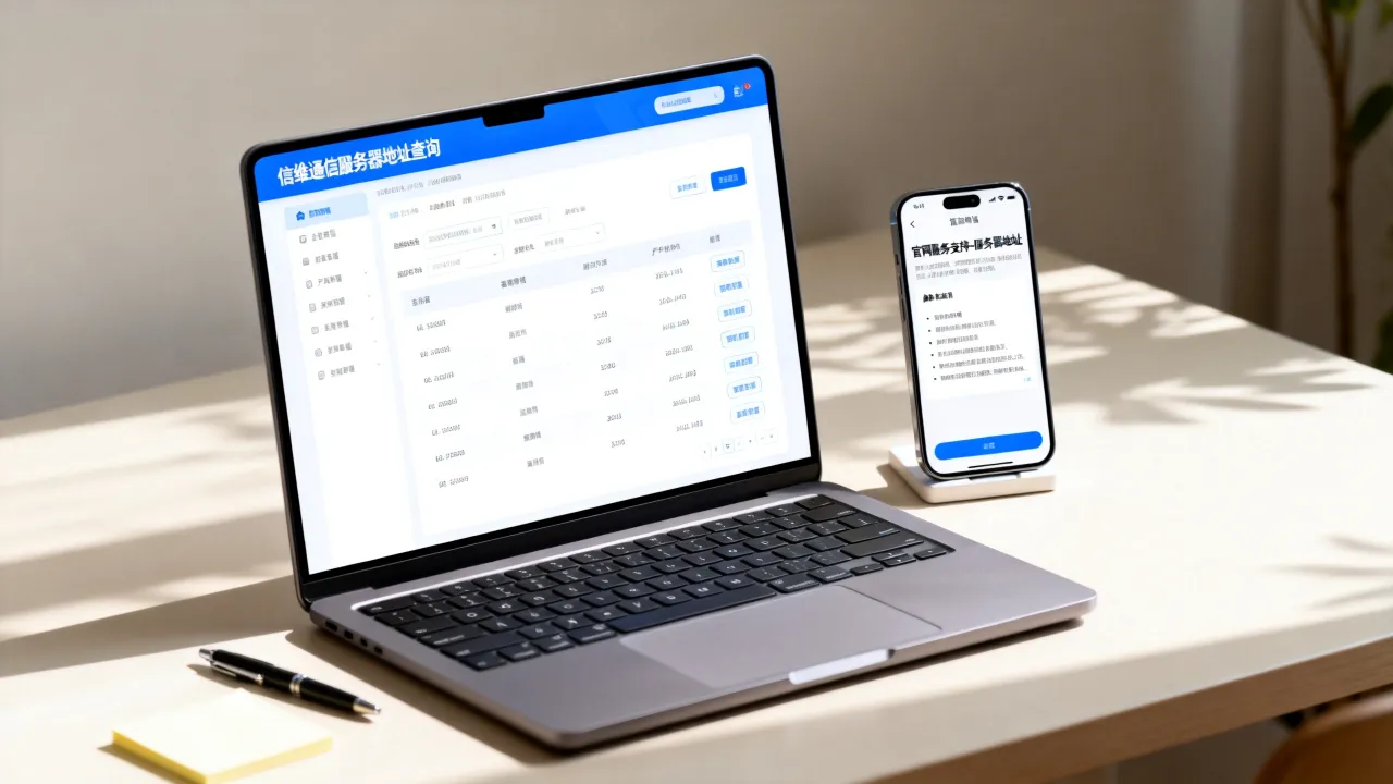 信维通信服务器地址是什么，怎么查询？