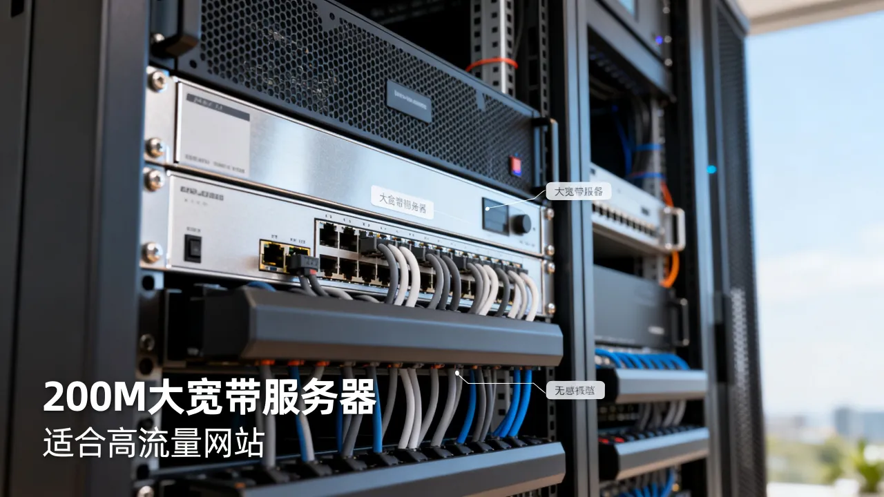 200M大宽带服务器怎么样，适合什么网站使用？