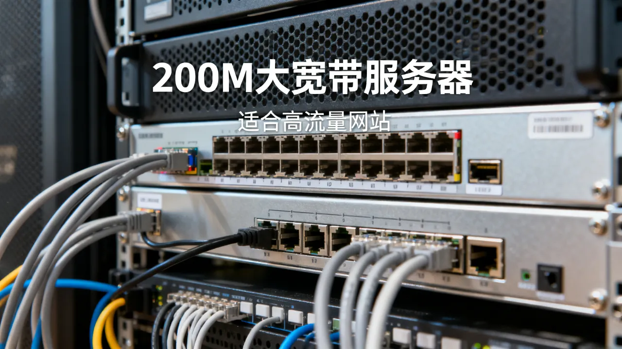 200M大宽带服务器怎么样，适合什么网站使用？