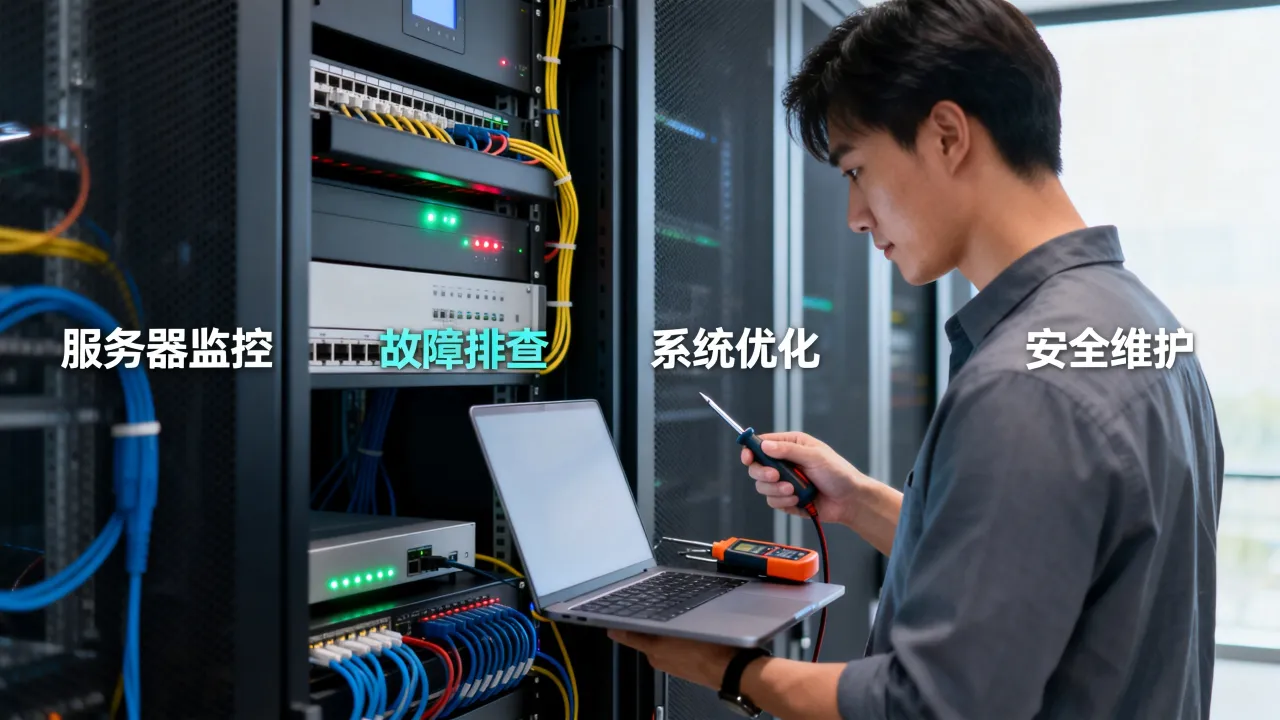 服务器运维做什么好，服务器运维工作内容及必备技能有哪些