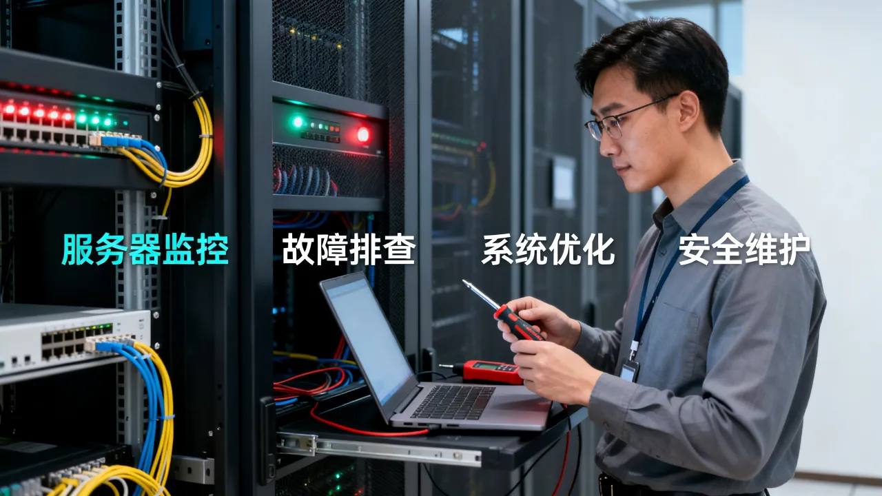 服务器运维做什么好，服务器运维工作内容及必备技能有哪些