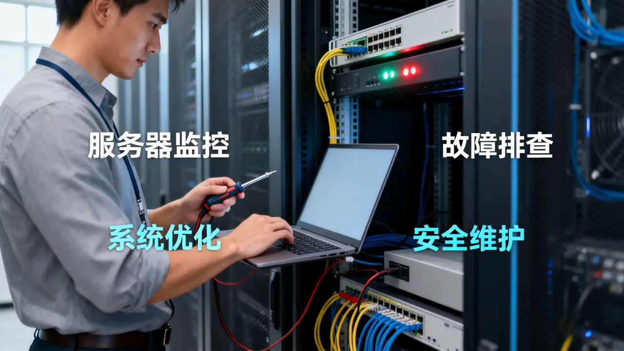 服务器运维做什么好，服务器运维工作内容及必备技能有哪些
