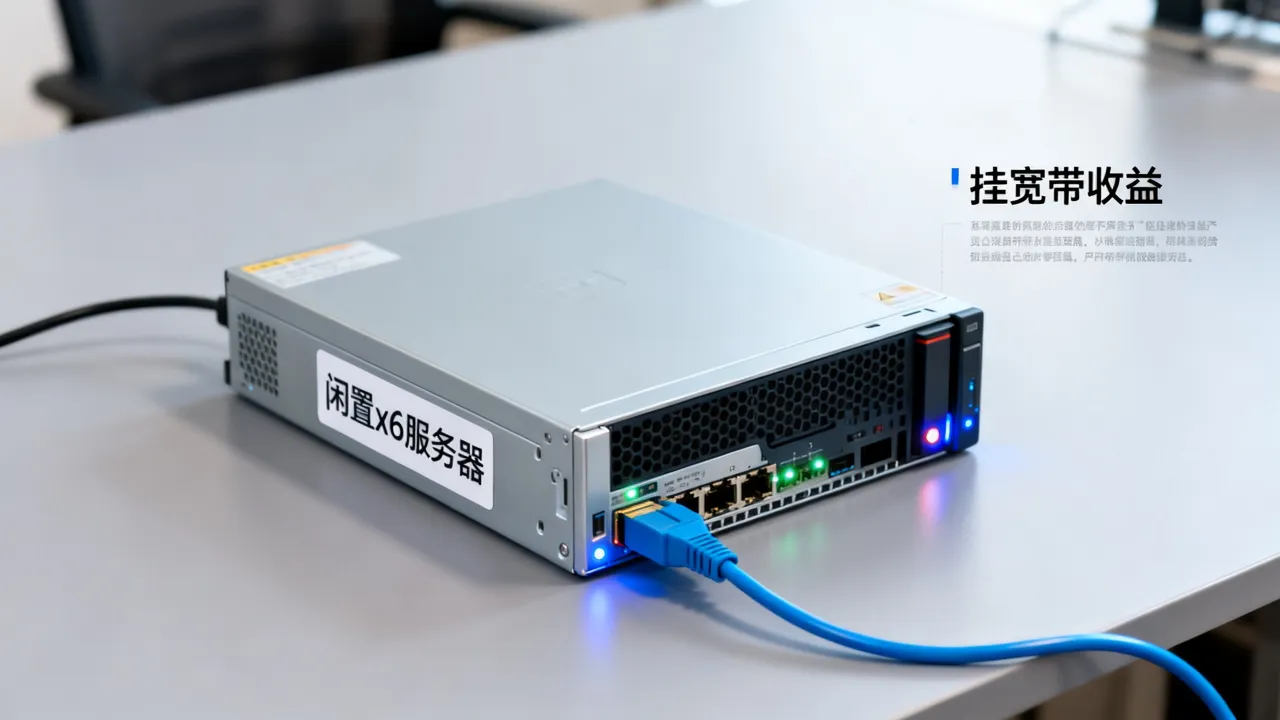 闲置x86服务器挂宽带能赚钱吗？怎么利用赚取收益