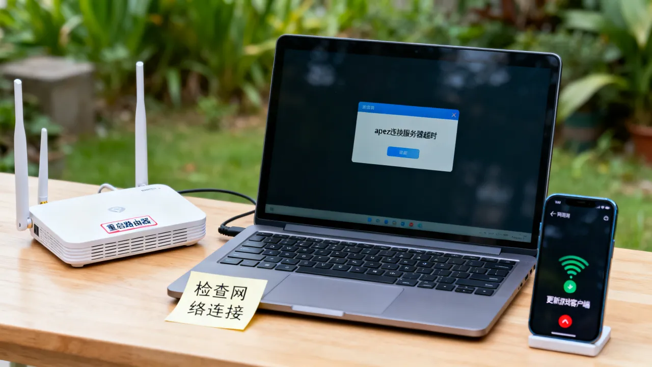 为什么apez老是链接服务器超时，频繁掉线如何解决