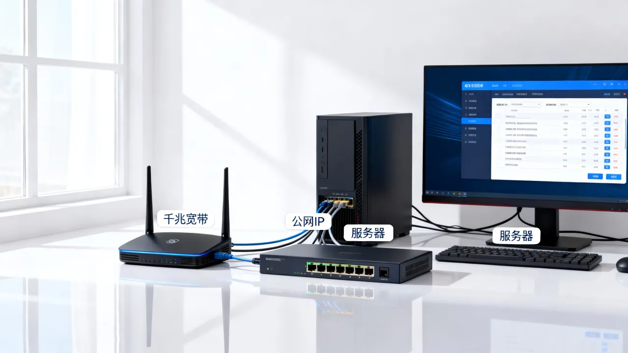 家里千兆宽带做服务器稳定吗，如何获取公网IP？