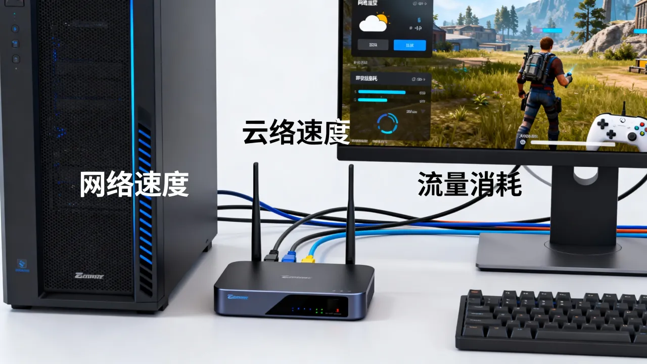 雷电云服务器耗网速吗，云游戏对网络速度和流量消耗大吗