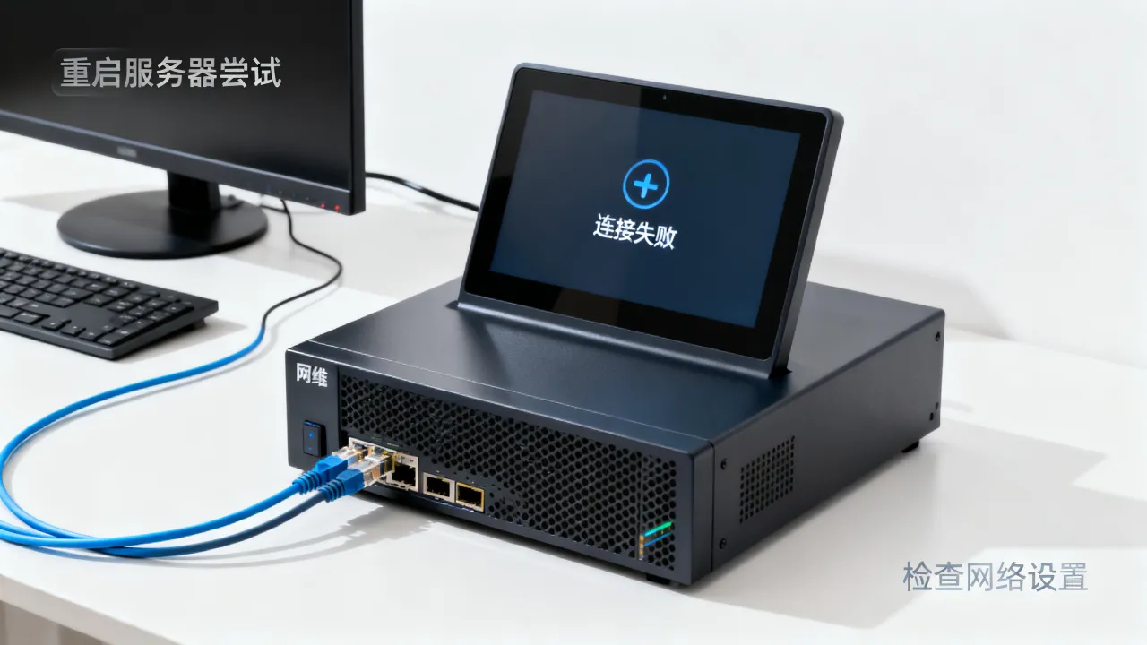 网维服务器连接失败是什么原因造成的，怎么解决