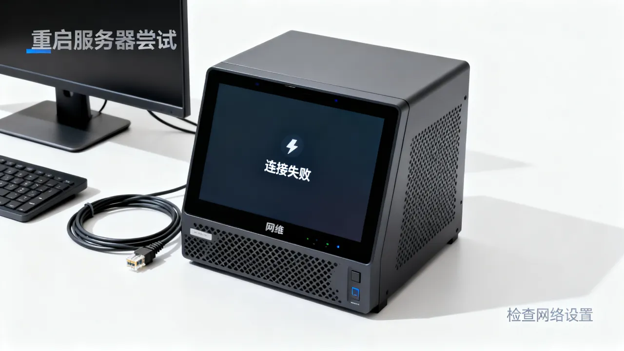 网维服务器连接失败是什么原因造成的，怎么解决