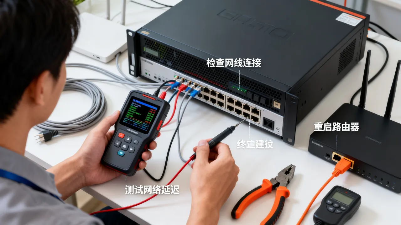 服务器老连不上为什么，网络故障排查方法