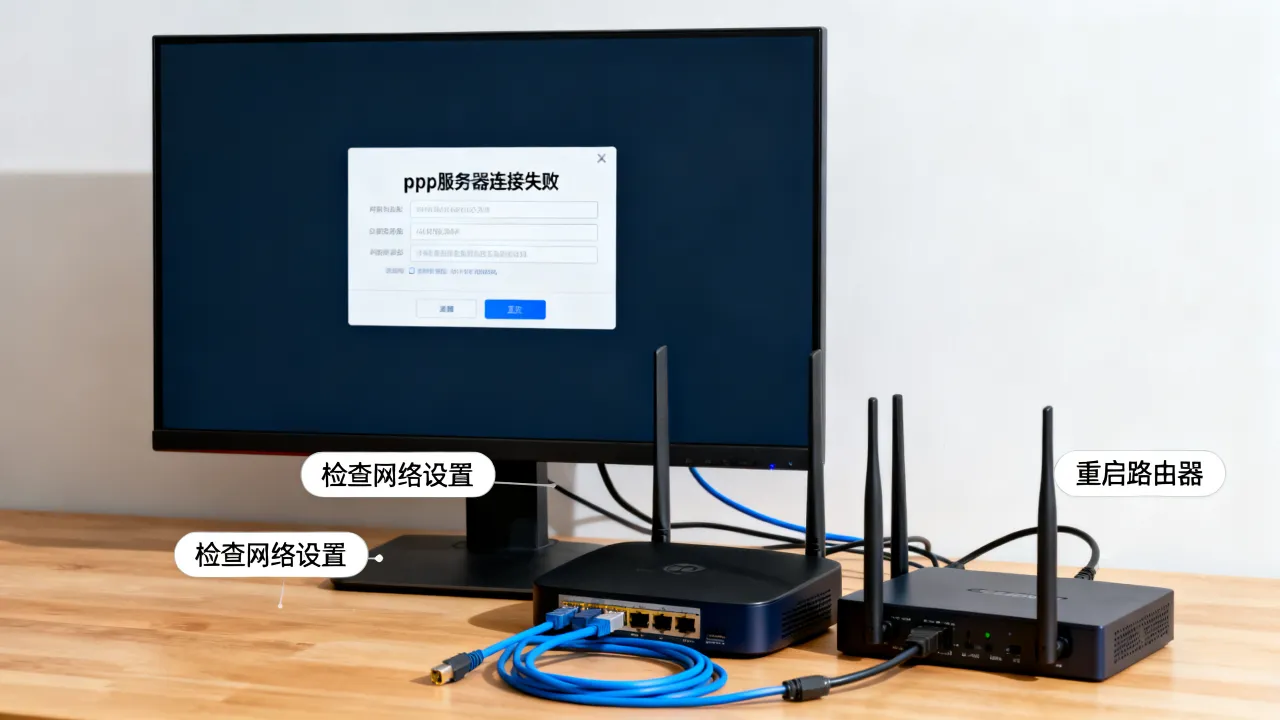 为什么ppp服务器连接失败，ppp连接失败怎么解决