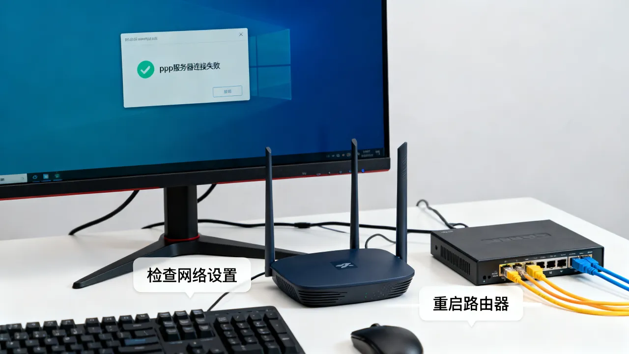 为什么ppp服务器连接失败，ppp连接失败怎么解决